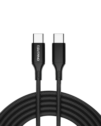 Oniverse Usb-C To Usb-C Charging Cable, 3 M - Black