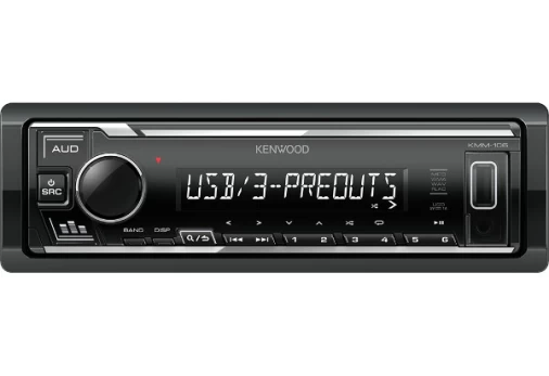 Kenwood, KMM-106 USB MP3/WMA automagnetola su AUX įėjimu
