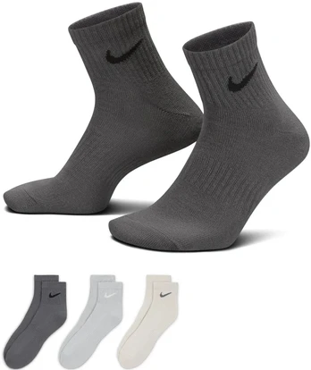 Nike Kojinės U Nk Ed Ltwt Ankle 3P 132 Multicolor SX7677 991