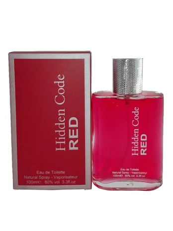 Set, Fine Perfumery, Hidden Code Raudona, Eau De Toilette, For Men, 100 ml