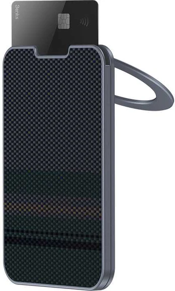 Benks Laikiklis Wallet Magnetic ArmorGo Kevlar Aurora Light