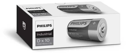 Philips PHILIPS baterija industrial alkaline D 10-pak - 2079240