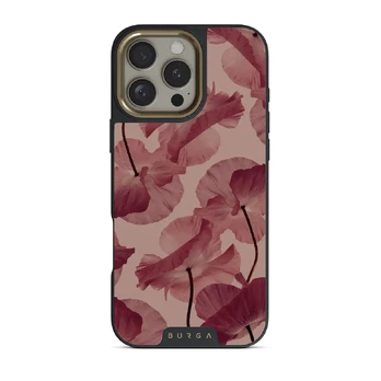 Tender Kiss - iPhone 16 Pro Case, Elite Dark (MagSafe) / Gold