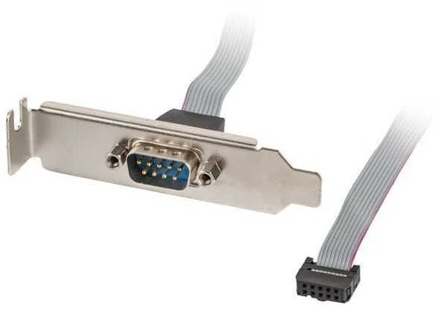 Lanberg śledź 1x DB9(COM) 40cm low profile