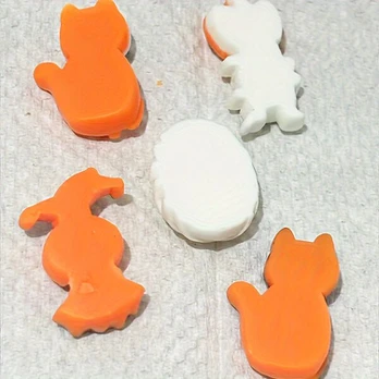 Juvelyrikos komplektas, 5pcs Pumpkin White Cat