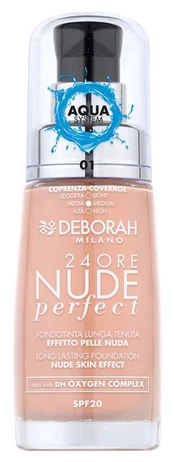 Skystas makiažo pagrindas Deborah 24 Ore Perefct Nude Nº 01, 30 ml
