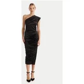 Babylon Kokteilinė suknelė MF0219 Juoda Slim Fit