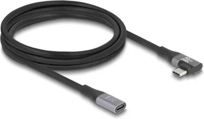 DeLOCK 81148, 2 m, USB C, USB C, 20 Gbit/s, Juoda