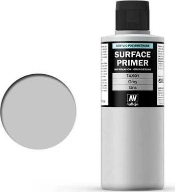 Vallejo Pilkas 200 ml. Podkład Akrylowy Vallejo Surface Primer universalus