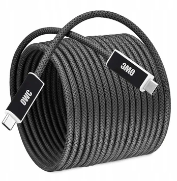 OWC 3,0 m (10 pėdų) USB4 (40 Gb/s) aktyvus optinis kabelis – juodas