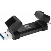 Silicon Power 250GB Portable-Stick-SSD USB 3.2 DS72 Juodas kaina