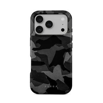 Night Black Camouflage - iPhone 17 Pro Case, Tough (MagSafe) / N/A