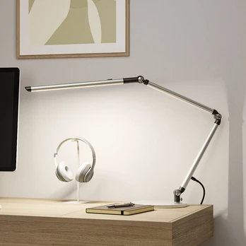 „Paulmann“ LED rašomojo stalo lempa „FlexBar“, sidabrinė, 36 cm, CCT