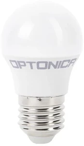 8W LED lemputė, G45, E27, 2700K