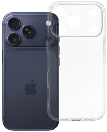 Dėklas Oem Case for iPhone 17 Pro / 18 Pro Clear Case 2 mm (camera protection) transparent