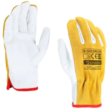 Odinės pirštinės Procera X-GOLDRIVER 10