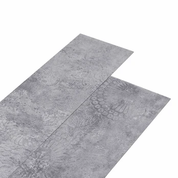 Savaime besiūlių grindų lenta 32 pcs Cementas pilkas 4,46 m²