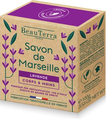 Beauterra - Marseille Solid Soap - Lavander - 100