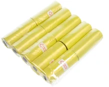 Plastic bags for dog excrement 10 rolls yellow kaina