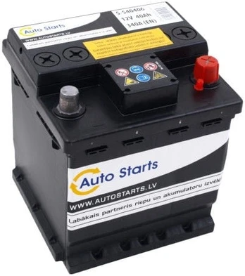 Akumuliatorius Auto Starts, 12 V, 40 Ah, 340 A