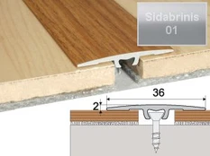 Profilis Effector A68 sujungimo | sidabrinis 270 cm