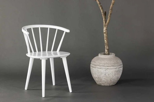 Venture Design Valgomasis kėdė, Bobby 2 vnt., 53x55x76 cm, Balta