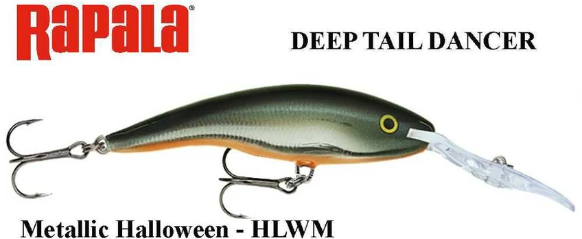 Vobleris Rapala Deep Tail Dancer HLWM Metallic Halloween