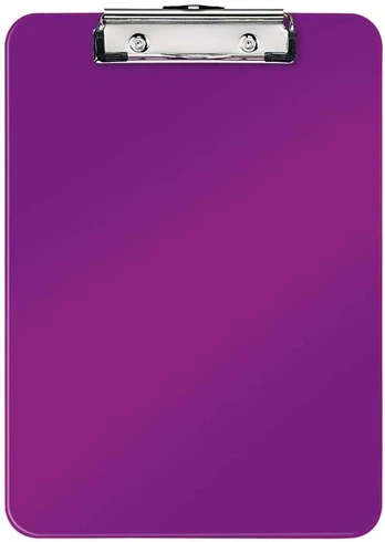 PODKŁADKA Z KLIPEM LEITZ WOW, Violetinis (39710062)
