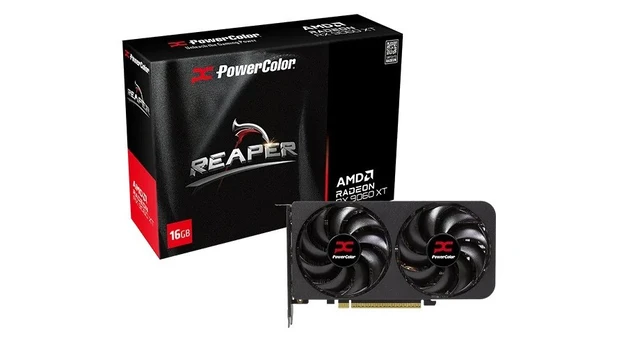 Graphics card. PowerColor RX9060XT 16G-A