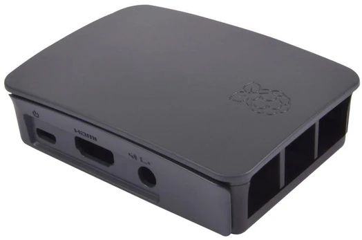 Raspberry Pi Dėžutė - Farnell - Juoda