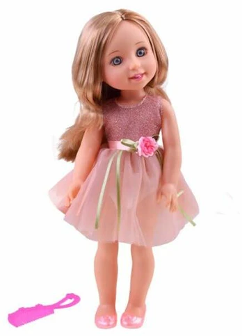 Lėlė Pretty Girl, 36 cm, rožinė sp.