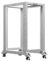 Atviras stelažas 19" 22U 600x1000 pilkas Lanberg