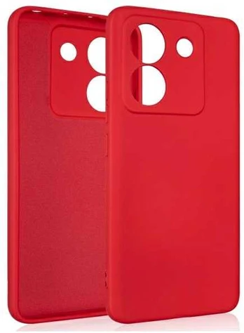 Dėklas Beline Silicone do Poco M7 Pro raudona