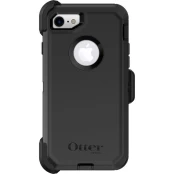 Otterbox Defender - Protective Case with Clip for iPhone 6/7/8 (Black) kaina