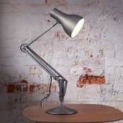 "Anglepoise" 75 tipo stalinė lempa, blizgus sidabras