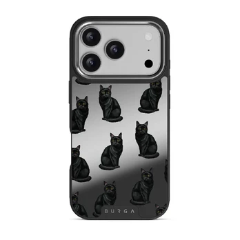 Salem - iPhone 17 Pro Case, Elite Mirror Dark (MagSafe) / Silver