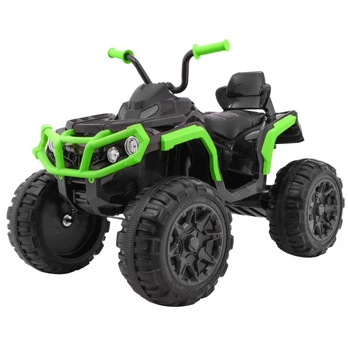 Elektrinis keturratis ATV, juodas And, žalias