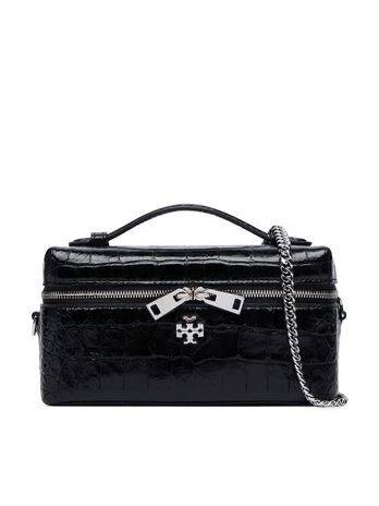 Tory Burch Rankinė Charlie Embossed 185868 Juoda