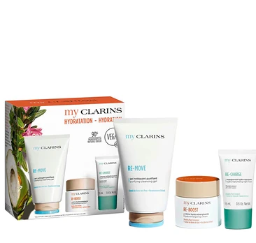 MY CLARINS RE-BOOST REFRESHING MOISTURIZING CREAM CASE 3 pcs