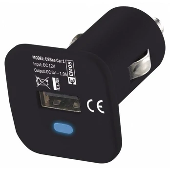Automobilinis adapteris 1xUSB 1A 12V