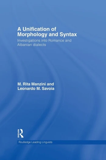 Unification of Morphology and Syntax