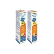 Arkopharma Vitaminas C ir D3 1000mg 2x20 tablečių kaina