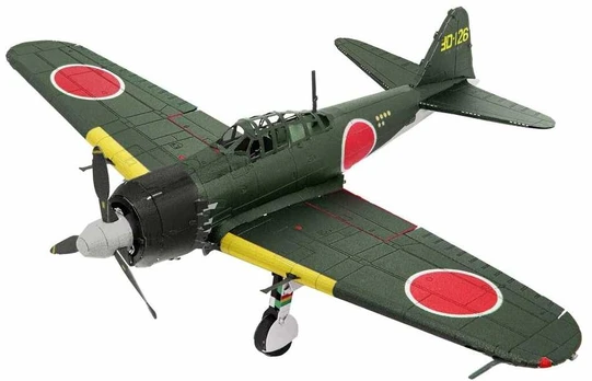 Metalinis 3D konstruktorius Metal Earth Mitsubishi Zero