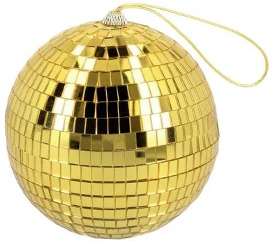 Boland Party Partners B.V. Guld discokugle, 15 cm