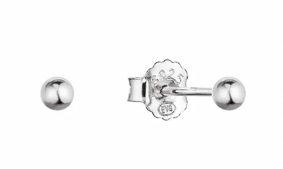 Evolution Group Sidabrinis stud earrings 61013