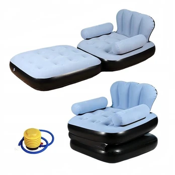 Sulankstoma pripučiama sofa su pompa, 100x80x90 cm