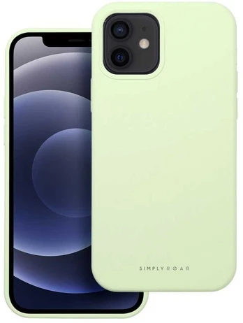 Dėklas Roar Cloud-Skin Case - for iPhone 12 Light žalias