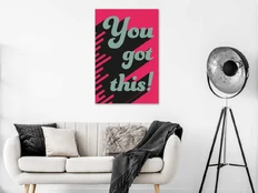 Artgeist Paveikslas - You Got This! (1 Part) Vertical kaina