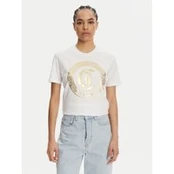 Just Cavalli Marškinėliai 78PAHT01 Balta Regular Fit