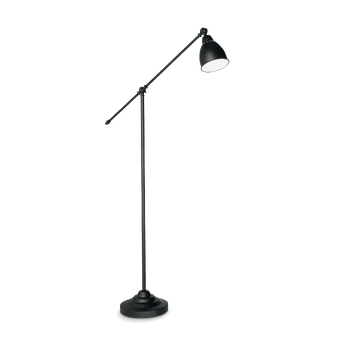 Ideal Lux Floor lamp with 1 light NEWTON, E27, juodas